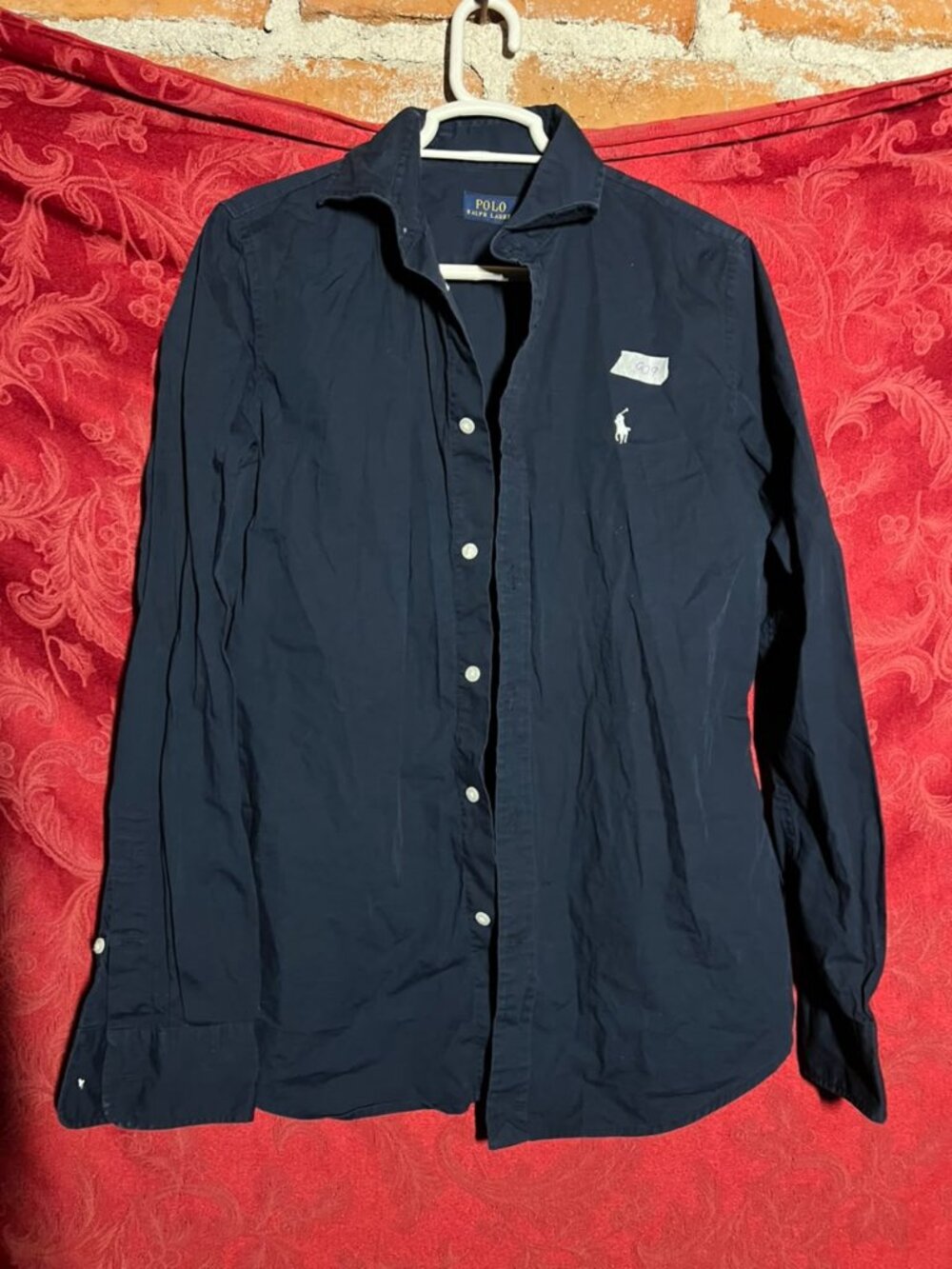 Polo Ralph Lauren Navy Blue Button Down Shirt Women’s Size 10